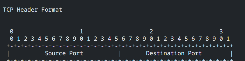 TCP Header Format